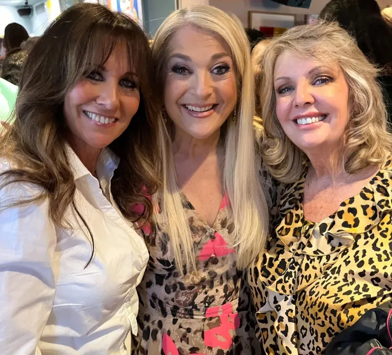 Linda Lusardi, Vanessa Feltz and myself in London