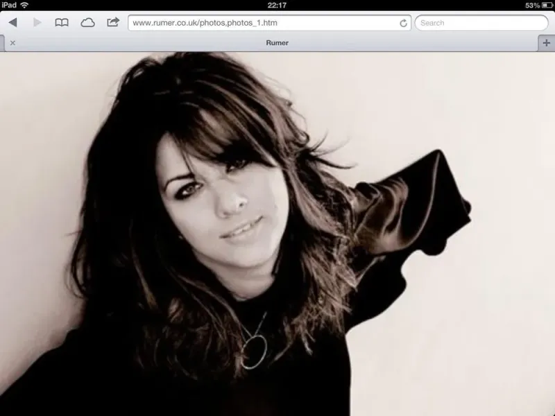Rumer, also known as Sarah Joyce Bless you..June..