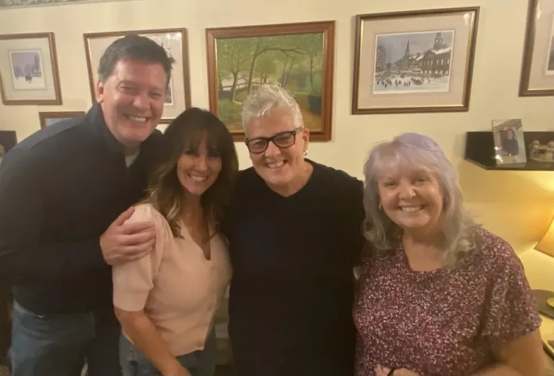 Sam Kane, Linda Lusardi & Horse McDonald