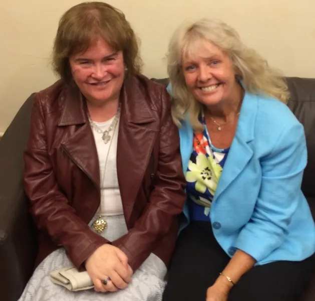 June Field with Susan Boyle