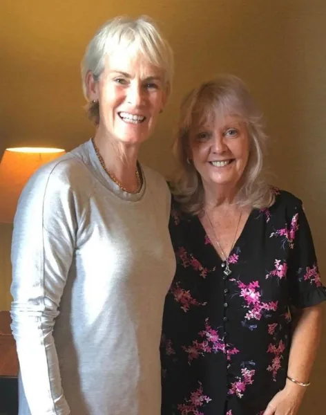 June Field with Judy Murray